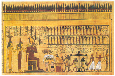 'Judgment Scene' - Papyrus Of Hor